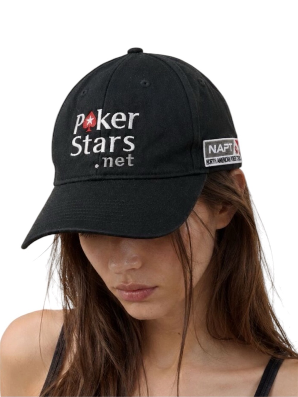PokerStars Black Embroidered Baseball Cap